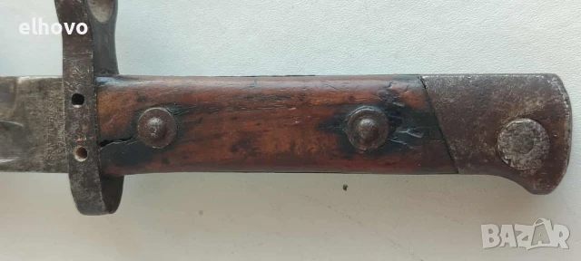 Щик, байонет Manlicher M95  ERNST BUSCH - SOLINGEN WW1, снимка 5 - Антикварни и старинни предмети - 50719954