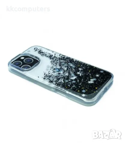 Калъф Dfans Брокат Прозрачен /Черен/ за iPhone 16 6.1 Баркод : 3130848