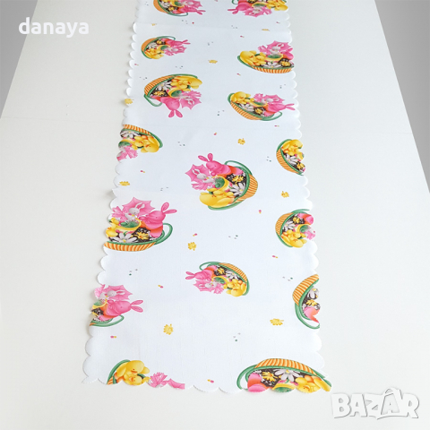 2819 Великденски тишлайфер за маса, 140x40cm, различни модели, снимка 7 - Покривки за маси - 36458707