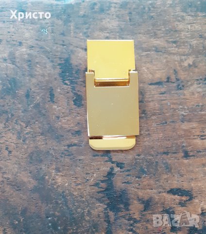 щипка за пари позлатена масивна, снимка 9 - Други - 35860056