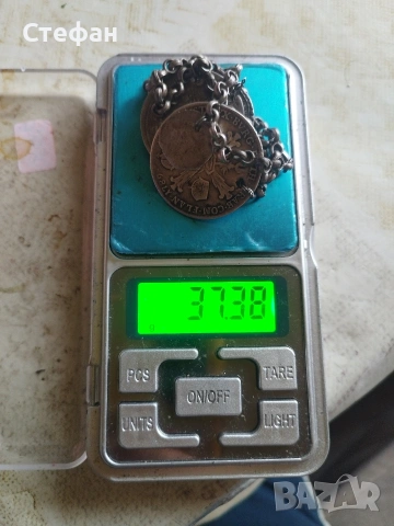 Стар сребърен гердан., снимка 3 - Антикварни и старинни предмети - 53611278