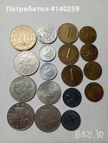 АВСТРИЯ МОНЕТИ 