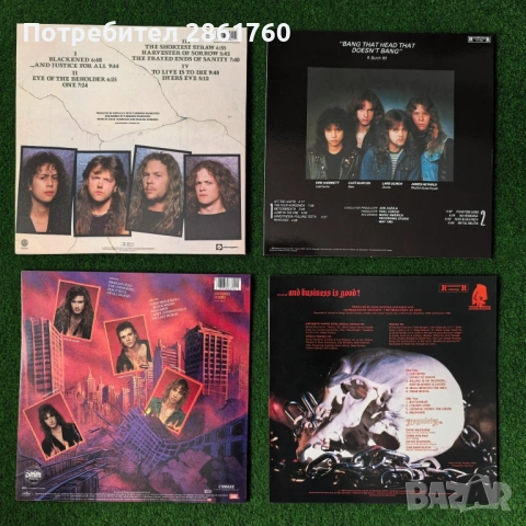 Нови Грамофонни Плочи Metallica Megadeth, снимка 2 - Грамофонни плочи - 34877955