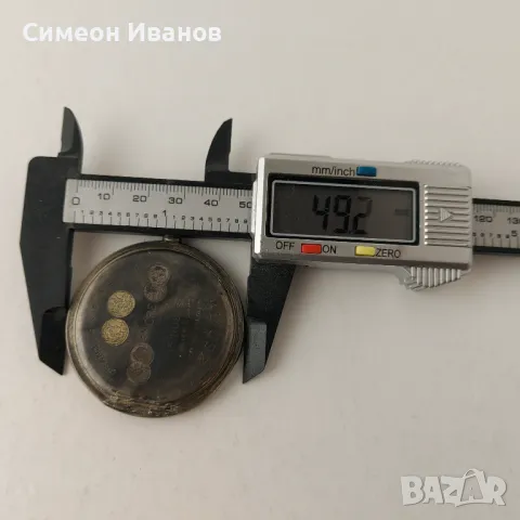 Стари сребърни капаци за джобни часовници Зенит Zenith В0142 , снимка 7 - Антикварни и старинни предмети - 48694380