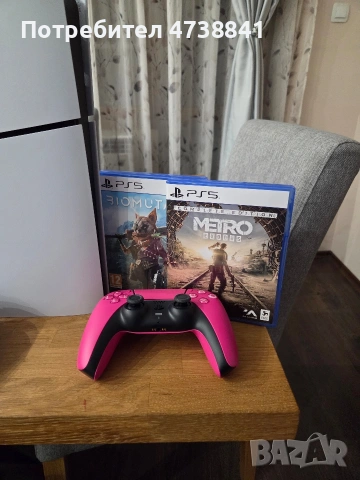 продавам PS5 с два джойстика и 5 игри, снимка 4 - PlayStation конзоли - 53487397