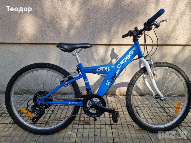 Колело 24" Cross Rocky с ъпгрейди - палцова команда, 21ск, снимка 2 - Детски велосипеди, триколки и коли - 53710670