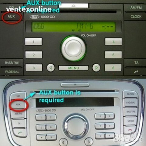 Bluetooth 5.0 модул за Ford 5000 CD 6000 CD 6006 CDC - блутут за форд, снимка 6 - Аксесоари и консумативи - 40959100