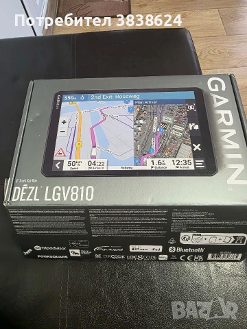 Навигация Garmin Dezl LGV810, снимка 2 - Garmin - 53861881