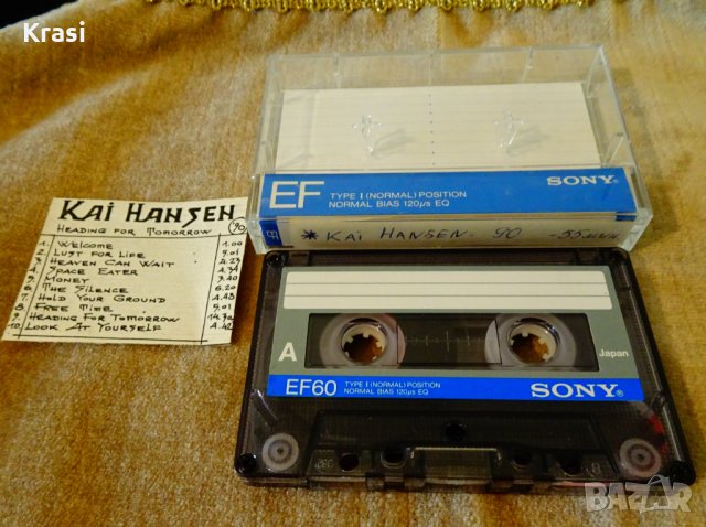 Sony аудиокасети с Kai Hansen. 