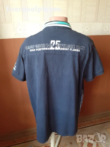 👉Camp David Original 2XL ефектна, снимка 5 - Тениски - 51001954