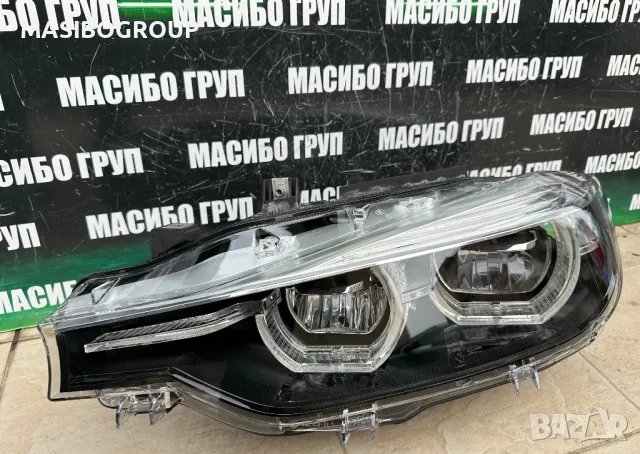 Фар far ляв фарове BMW LED Shadow Black Line за Бмв Ф30 фейс Bmw 3 F30 F31 LCI, снимка 5 - Части - 49292775