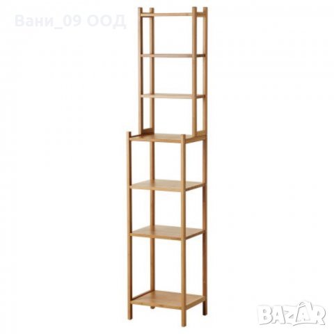 Голяма бамбукова етажерка за баня, снимка 2 - Етажерки - 34854296