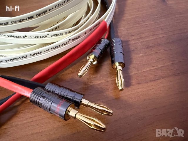 WireWorld Horizon / Кабели за тонколони, снимка 5 - Тонколони - 52002107