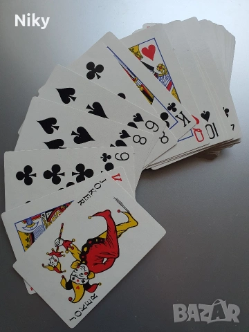 Коледни карти за игра 52 броя, снимка 2 - Карти за игра - 53635491