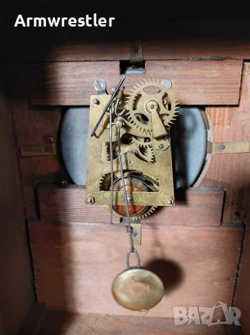 Стар Немски Механичен Часовник , снимка 10 - Антикварни и старинни предмети - 53345000