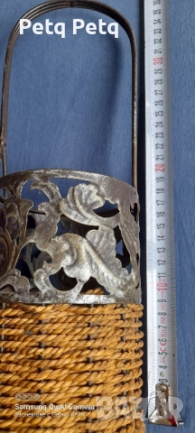 старинна декоративна кошница , снимка 3 - Други ценни предмети - 51999709