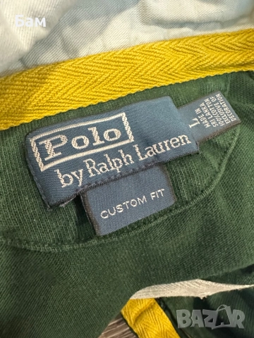 Оригинална мъжка блуза с яка Polo Ralph Lauren размер Л, снимка 5 - Блузи - 52565528