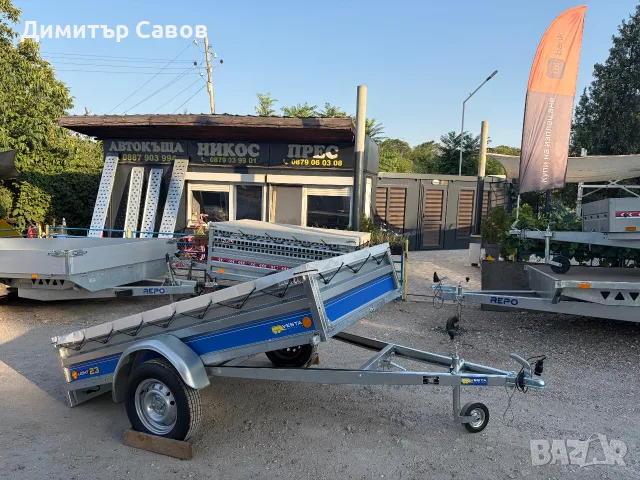Туристическо, самосвално ремарке VESTA LIGHT 23 с плосък брезент, снимка 10 - Ремаркета - 55780191