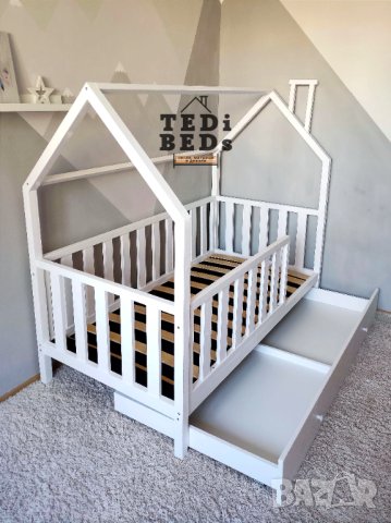 Модел: ЛЮБОВ ЛУКС | Детско легло къшичка | Легло Монтесори, снимка 5 - Мебели за детската стая - 42669970