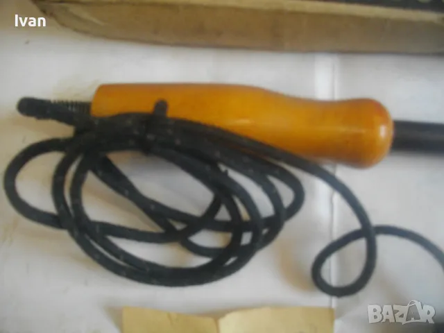 РУСКИ СССР НОВ ЕЛЕКТРИЧЕСКИ ПОЯЛНИК 65 ВАТА/220 ВОЛТА ПЪЛЕН К-Т 2 СМЕНЯЕМИ ЧОВКИ РЕЗЕРВЕН РЕОТАН, снимка 7 - Поялници и запояване - 49363166