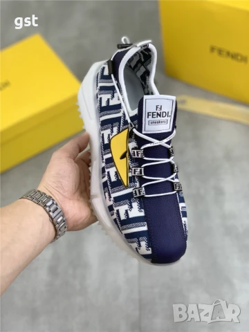 Редки Fendi Фенди Milano Дизайнерски Маратонки Унисекс Мъжки дамски спортни обувки, снимка 1