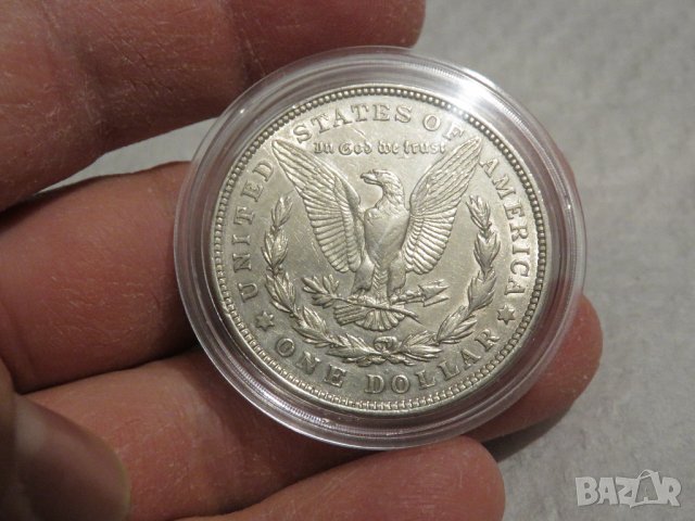 Рядък сребърен долар, морган долар, MORGAN DOLLAR, ONE  DOLLAR - 1921 г сребро, снимка 6 - Нумизматика и бонистика - 31553196