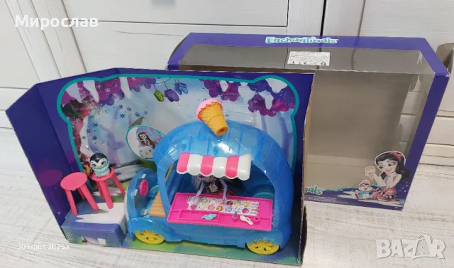 Детски комплект Enchantimals - Фургон за сладолед, снимка 5 - Играчки за стая - 49769799