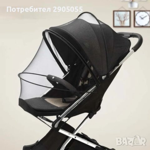 Комарник за бебешка количка, снимка 3 - За бебешки колички - 41973770