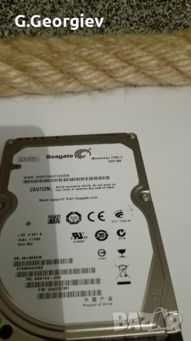 Хард диск Seagate 500 GB, снимка 9 - Твърди дискове - 41858386