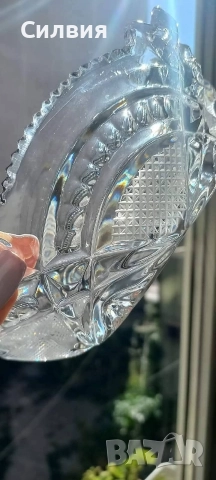Кристална купа, снимка 5 - Декорация за дома - 52680142