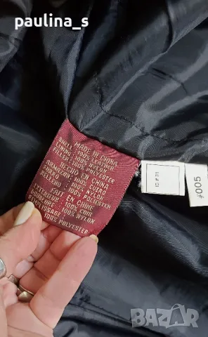 Два различни броя / Дамско двуредно яке / манто с вата, от естествена кожа , снимка 18 - Якета - 50335503