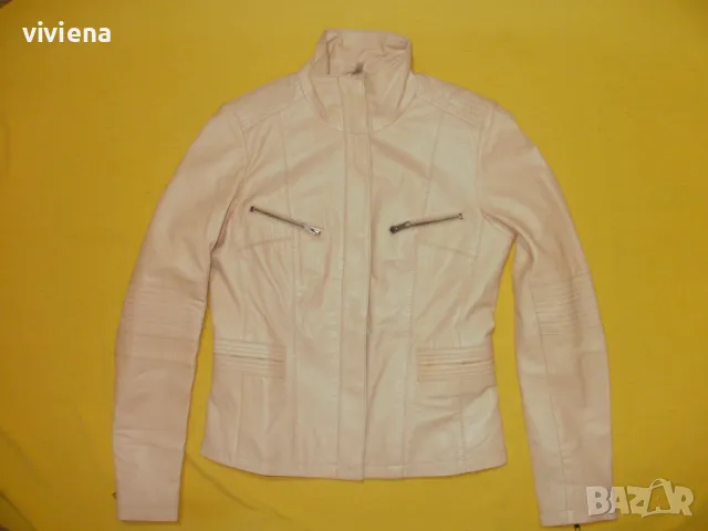 b.young ново дамско естествена кожа пудра 38, снимка 11 - Якета - 49235414