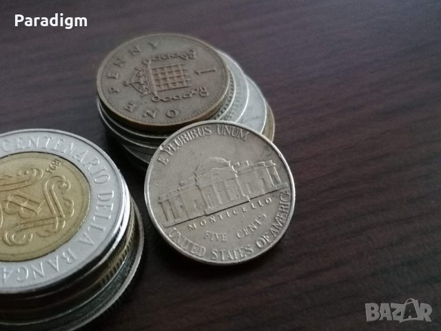 Монета - САЩ - 5 цента | 2001г.