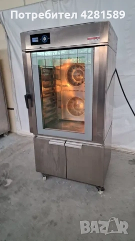 Немски конвектомат-фурна Wieseu със стойка и пароуловител, снимка 2 - Други машини и части - 53657657