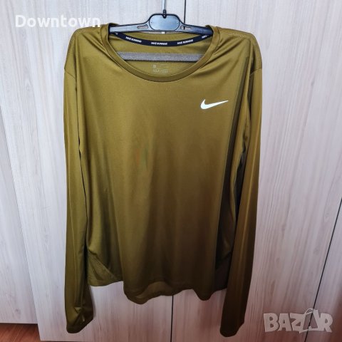 NIKE running, dri-fit блуза с дълъг ръкав , снимка 3 - Спортни екипи - 40629030