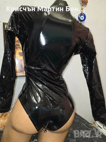 Латексово Боди /40/м, снимка 2 - Корсети, бюстиета, топове - 53783960