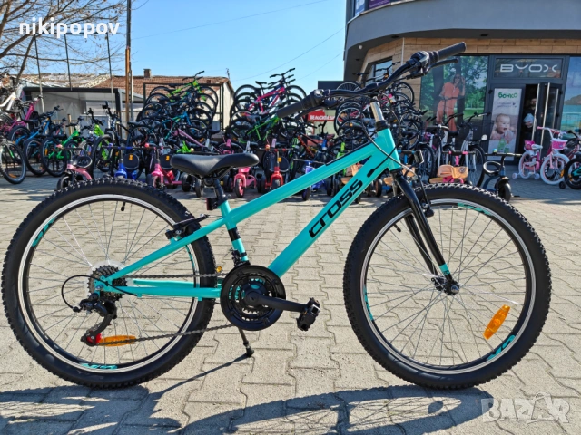 CROSS Велосипед 24" SPIDER син, снимка 12 - Велосипеди - 53830756