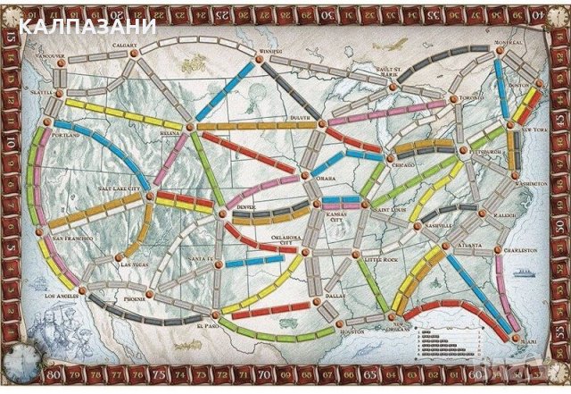 Настолна игра Ticket to Ride, снимка 5 - Настолни игри - 36022457