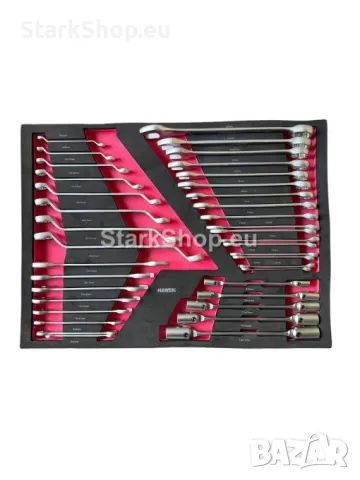 Професионален Шкаф с Инструменти HAWEK 261 части 5 пълни чекмеджета и 2 празни, снимка 6 - Други инструменти - 50318278