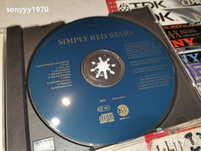 SIMPLY RED-ORIGINAL CD-ВНОС GERMANY 0603241813H2E6R, снимка 12 - CD дискове - 53737975