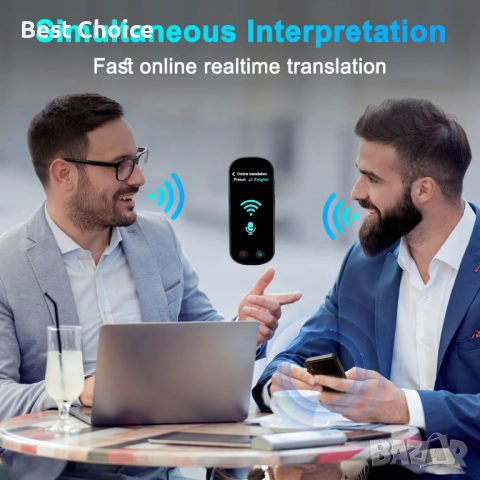 интелигентен гласов преводач с изкуствен интелект (AI), предлагащ различни функции за превод, снимка 5 - Друга електроника - 52919064