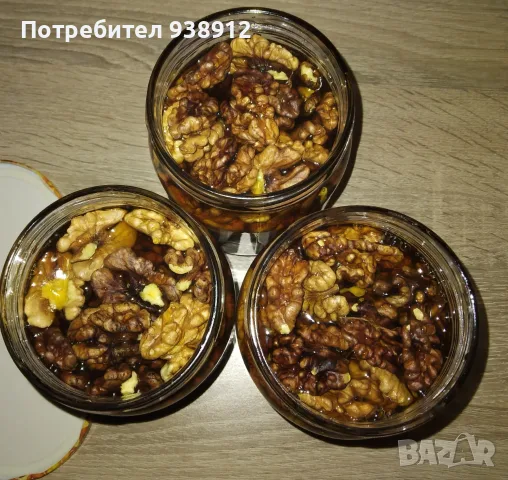 Домашни орехи в мед , снимка 3 - Домашни продукти - 55709500