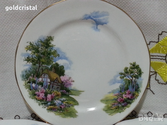Английски порцелан чинии , снимка 4 - Други ценни предмети - 44797404