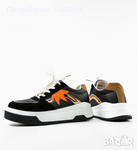 Дамски кецове с листо модел: X13-YD1286-25 black, снимка 2 - Кецове - 44320632