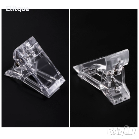 Пластмасов инструмент, щипка за фиксиране и изгрждане на маникюри - 1бр, снимка 2 - Други - 52894980