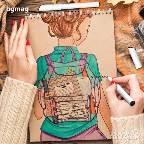 Ohuhu Art Marker Set-маркери-тънкописци,  комплект 8 размера/дебелини, снимка 8 - Ученически пособия, канцеларски материали - 52146676