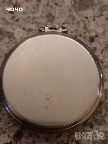 Omega Fab SWISS  -Акциа тънък изящен фрак часовник, снимка 2 - Джобни - 53611388