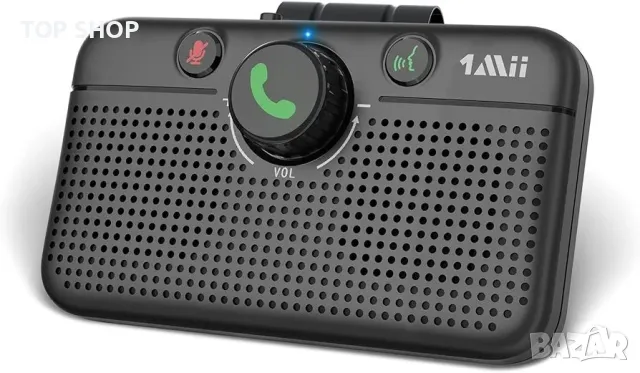 1Mii Bluetooth 5.3 високоговорител за кола, Hands-Free Bluetooth високоговорител, снимка 4 - Bluetooth тонколони - 48776962