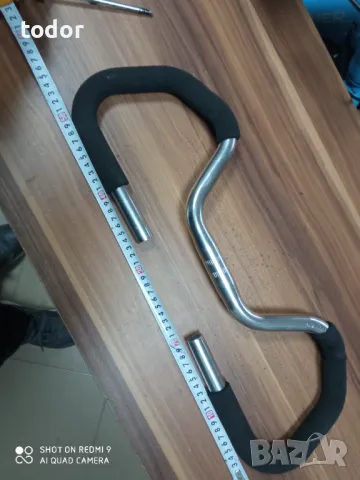 алуминиево кормило, снимка 2 - Части за велосипеди - 49735557