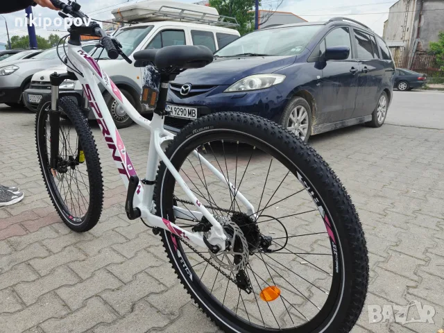 Промо велосипед 27.5" Sprint MAVERICK LADY S бял, снимка 9 - Велосипеди - 56070547